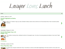 Tablet Screenshot of lawyerloveslunch.com